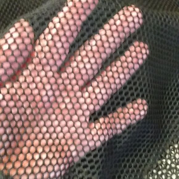 NWOT Hot Topics black fishnet mesh skirt - Picture 3 of 10